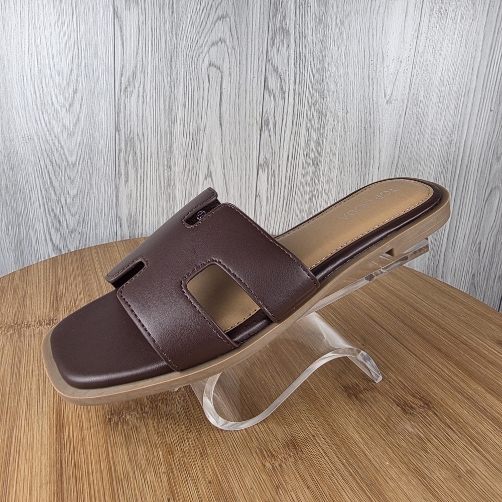 Women's Brown H Sandals - Picture 10 of 13